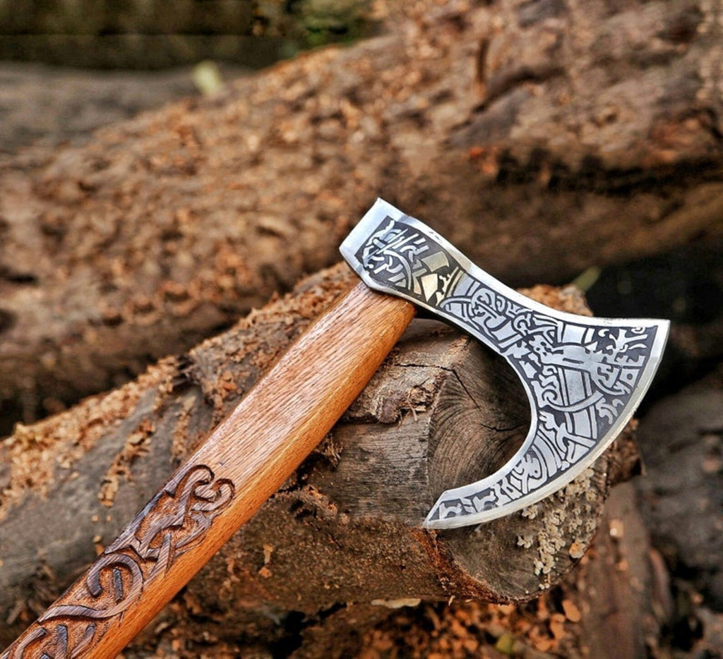 Viking axe "Jormungand", 7 days delivery