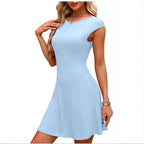 Sleeveless High-end Womens Midi Dress
