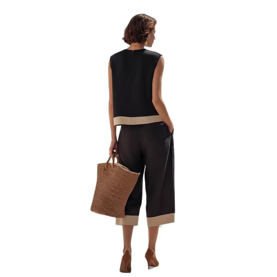 Casual Cotton-Linen Blend Bohemian-Style Set