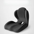 Ergonomic Memory Foam Seat Cushion with Lumbar & Back Support, Relieves Back Pain, Reduces Pressure