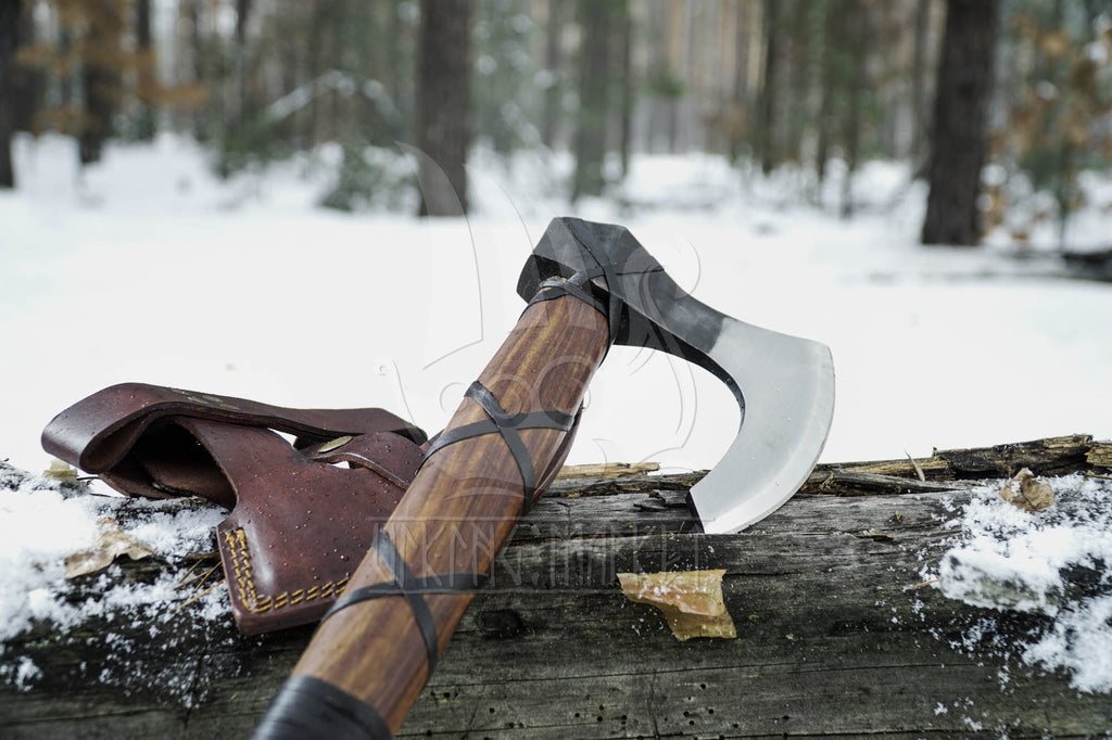 Small Bearded Viking axe • Shipping from the USA 7 days delivery