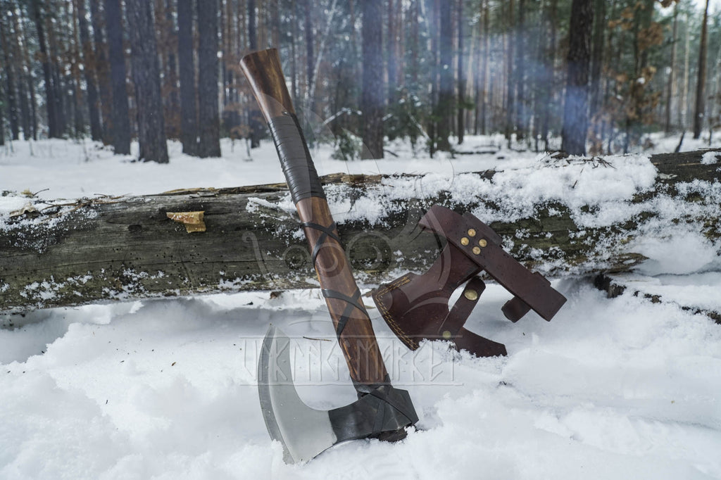 Small Bearded Viking axe • Shipping from the USA 7 days delivery