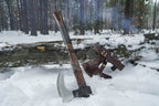 Small Bearded Viking axe • Shipping from the USA 7 days delivery