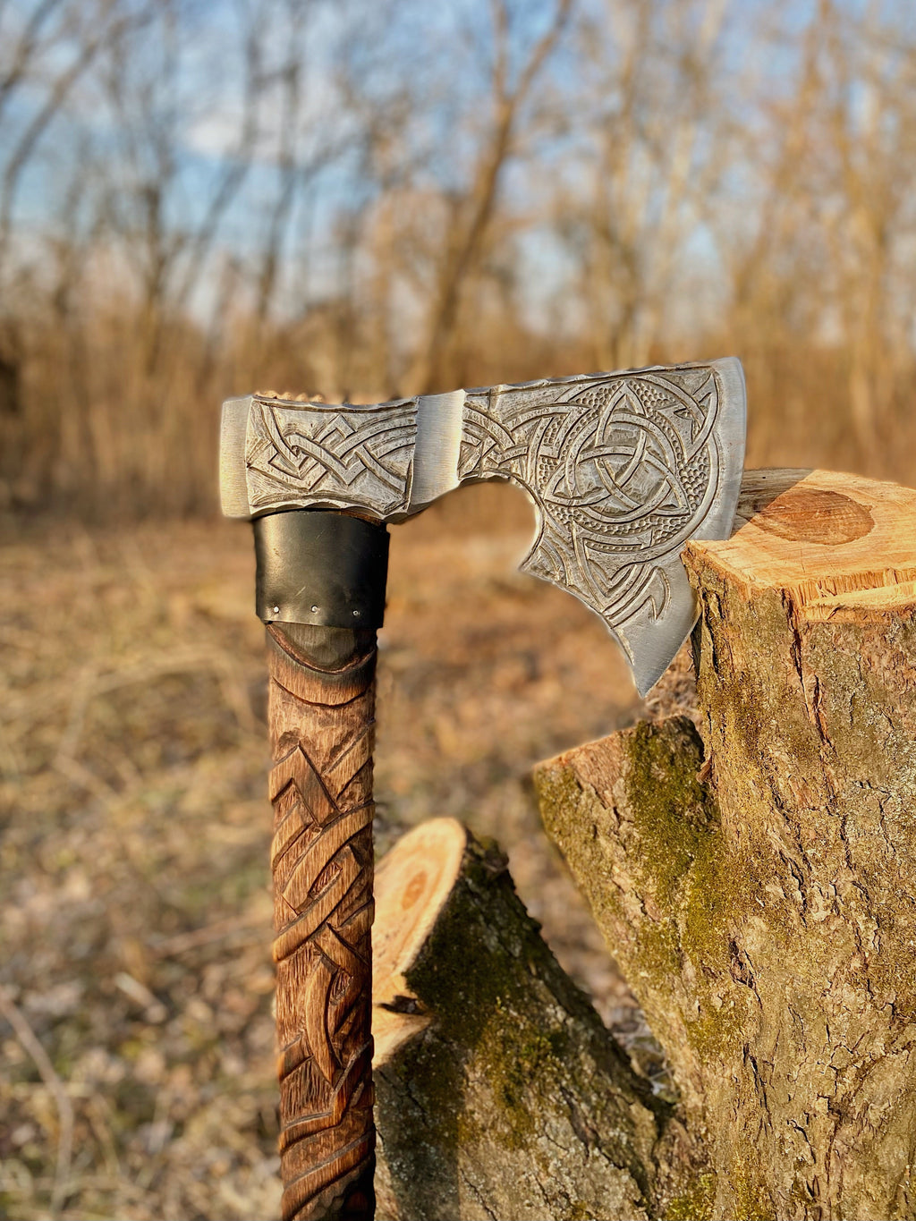 Large Engraved Axe
