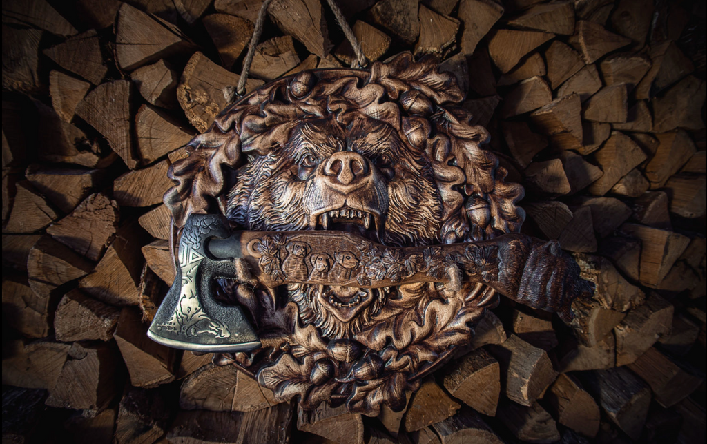 Hand forged axe - BEAR