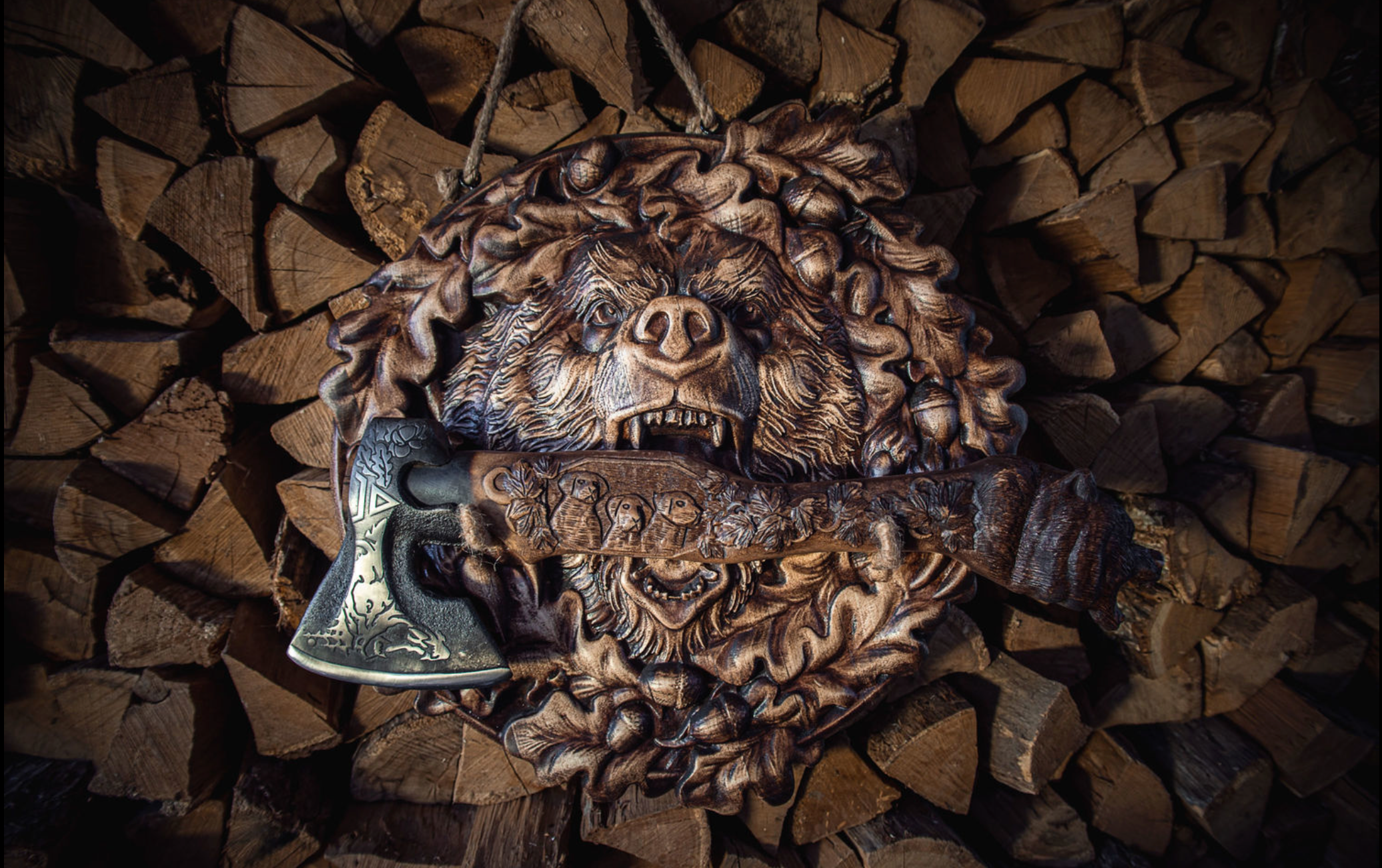 Hand forged axe - BEAR
