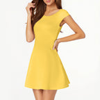 Sleeveless High-end Womens Midi Dress