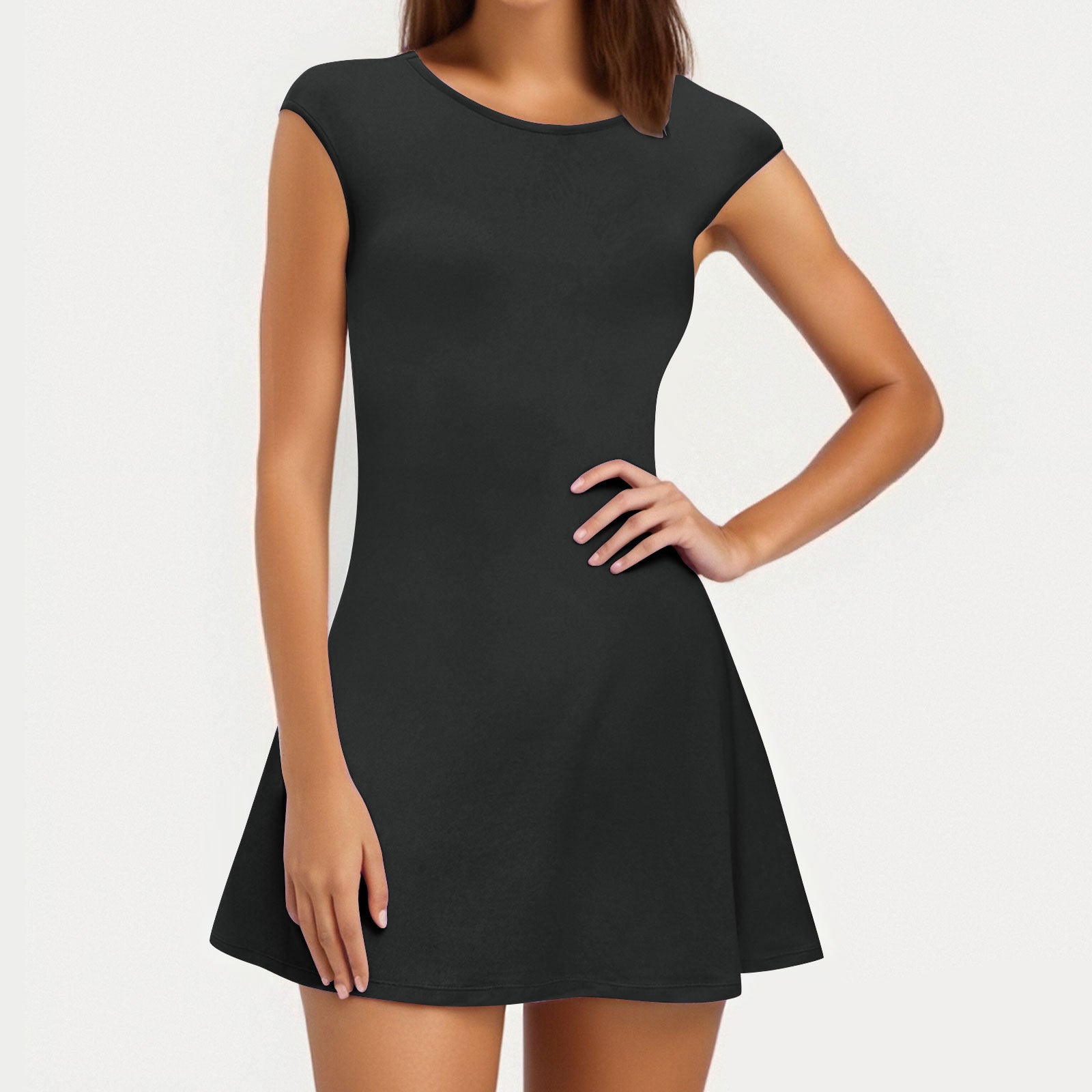 Sleeveless High-end Womens Midi Dress