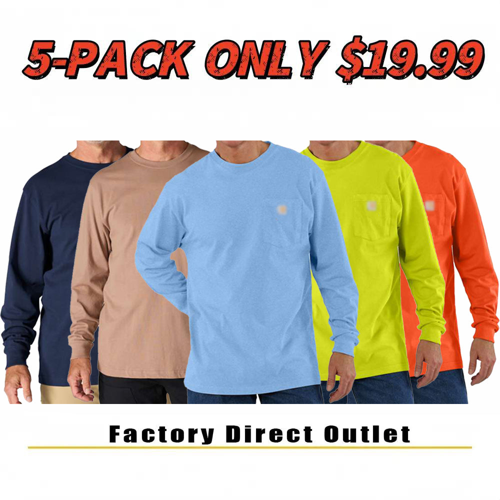 🔥Last Day Promotion! Men's K87 Workwear Loose Fit Heavyweight Short-Sleeve Pocket T-Shirt (Also Available in Big & Tall)