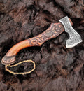 Engraved viking axe