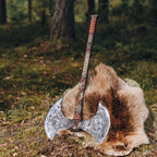 Double sided battle axe