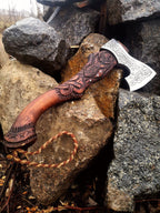 Engraved viking axe