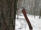 Damascus style axe